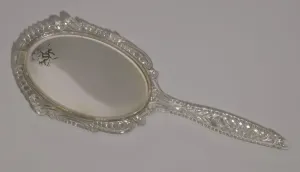 Hand mirror from Maes Millinery Shop, 1941-1994. Creator: Unknown