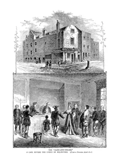 Walter Thornbury Prints: The Hand and Shears, 1878