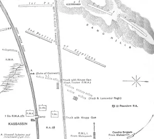 Hand Sketch of the Action at Kassassin, (August 28, 1882), 1882