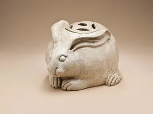 Hand Warmer Prints: Hand-warmer in the Form of a Rabbit, c.1840. Creator: Unknown