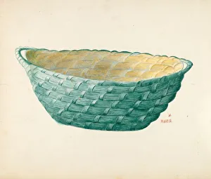 Hand Made Work Basket, 1935 / 1942. Creator: Margaret Stottlemeyer