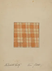 Piece Prints: Hand Woven Linen, c. 1937. Creator: Daniel Fletcher