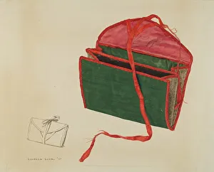 Ladys Prints: Handbag, 1937. Creator: Louella Long