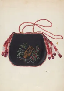 Ladys Prints: Handbag, c. 1938. Creator: Josephine C. Romano