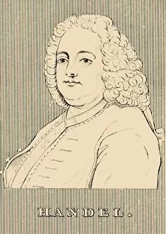 George Frederick Gallery: Handel, (1685-1759), 1830. Creator: Unknown