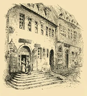 Darton And Co Gallery: Handels birthplace, Halle, Saxony, 1907. Creator: Unknown