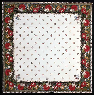 Cotton Plain Weave Prints: Handkerchief, Mulhouse, c. 1800 / 15. Creator: Unknown
