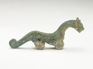 Ritual Equipment Prints: Handle of a ritual vessel (fragment), Zhou dynasty, ca. 1050-221 BCE. Creator: Unknown