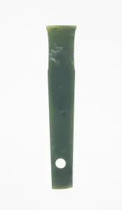 Handle-Shaped Jade, Shang or Western Zhou dynasty, 2nd-early 1st millennium B. C