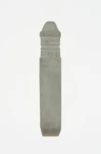 Handle-Shaped Jade, Shang or Western Zhou dynasty, 2nd-early 1st millennium B. C