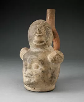 Composite Gallery: Handle Spout Vessel in the Form of Composite Human Heads with Physical Deformaties