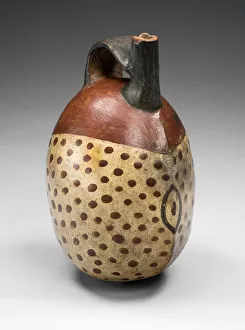 Seed Prints: Handle Spout Vessel in Form of a Seed or Bean, 100 B. C. / A. D. 500. Creator: Unknown