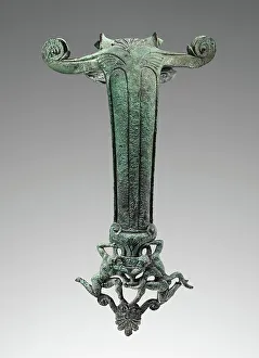 Satyrs Prints: Handle of a Vessel, about 500 BC. Creator: Unknown