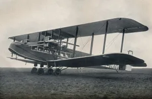 Airline Prints: Handley-Page W. 10 Passenger-carrying aeroplane operating on Imperial Airways, 1929