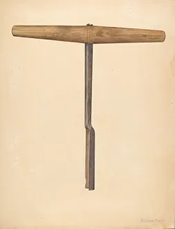 Handmade Auger, c. 1942. Creator: William Frank