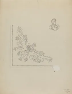 Handmade Gallery: Handmade Embroidery, 1935 / 1942. Creator: Julie C Brush