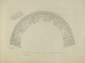 Hand Made Prints: Handmade Embroidery, c. 1936. Creator: Edith Magnette
