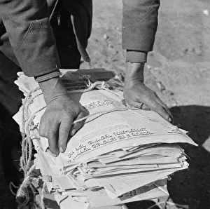 Recycling Prints: The hands of Mr. Venus Alsobrook