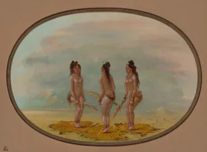 Venezuela Prints: The Handsome Dance - Goo-a-give, 1854 / 1869. Creator: George Catlin