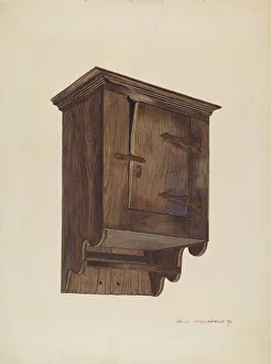 Ernest A Towers Jr Prints: Hanging Closet, c. 1940. Creator: Ernest A Towers Jr
