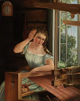 Plaited Prints: Hanna, 1853-1854. Creator: Elisabeth Blomqvist