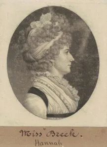 Hairband Prints: Hannah Breck, 1799. Creator: Charles Balthazar Julien Fevret de Saint-Memin