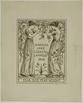 Hannah Jane Locker Lampson, 1898. Creator: Catherine Greenaway