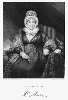 Hannah More, English religions writer, poet and playwright, c1830