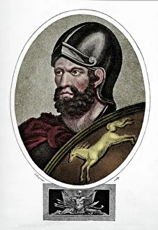 Carthaginian Prints: Hannibal, the Carthaginian General, c1823, (1912). Artist: John Chapman