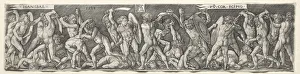 Heinrich Aldegrever German Prints: Hannibal Fighting Scipio, 1538. Creator: Heinrich Aldegrever (German, 1502-1555 / 61)