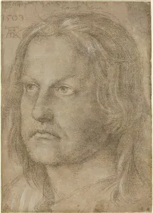 Silverpoint Prints: Hanns Dürer, Brother of Albrecht Dürer, probably 1510. Creator: Albrecht Durer