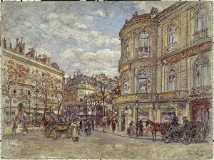 Boulevard Prints: Hanover pavilion, rue Louis-le-Grand, 1902. Creator: Unknown