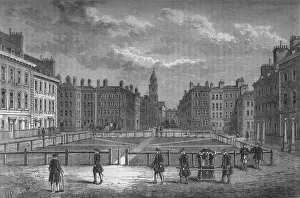 Hanover Square, Westminster, London, in 1750, c1800 (1878)