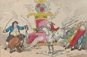 Charles Fox Gallery: The Hanoverian Horse and British Lion, March 31, 1784. March 31, 1784