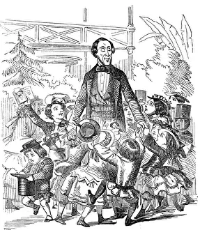 Hans Christian Andersen (1805-1875), Danish author, 1857