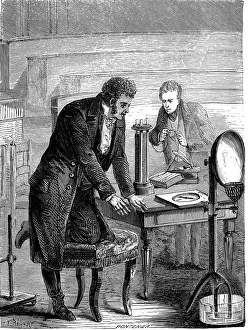 Hans Christian Oersted, Danish physicist, 1820 (c1880)