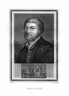 Hans Holbein the Younger, German Northern Renaissance painter, (1825). Artist: John Corner