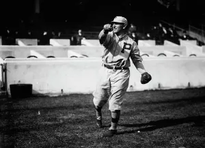 Baseman Prints: Hans Lobert, Philadelphia NL, at Polo Grounds