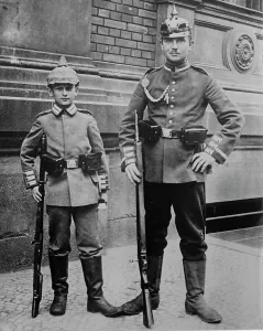Belt Prints: Hans von Minning, 15 years, mascot of German Reg't