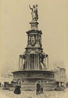 Fritz Stoltenberg Prints: Hansa-Brunnen, 1893. Creator: Fritz Stoltenberg