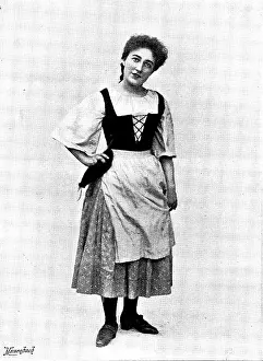 "Hansel and Gretel, at the Gaiety Theatre: Miss Jeanne Douste as Gretel, 1895