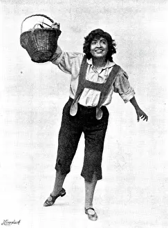"Hansel and Gretel, at the Gaiety Theatre: Miss Marie Elba as Hansel, 1895