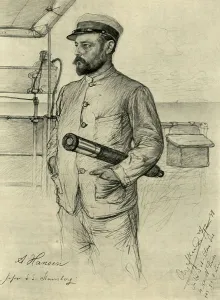 Telescope Prints: A Hansen, first officer on the Knivsberg, South China Sea, 1898