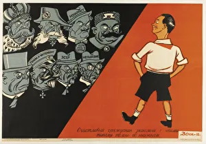 Viktor Nikolaevich 1893 1946 Prints: Is a Happy Citizen Who Is Acquainted with These Types Only from Books
