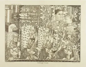Union Prints: Happy Gouda, drawn April 1897 and published May 2, 1897. Creator: Jan Toorop