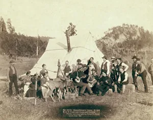 Grabill Prints: Happy Hours in Camp G and B&M Engineers Corps and Visitors
