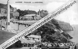 Aberconwy And Colwyn Gallery: Happy Valley and Marine Parade, Llandudno, 20th century. Artist: E Dennis