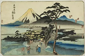 Hara, Yoshiwara, and Kanbara, from the series Famous Places on the Fifty-three... c. 1830 / 35. Creator: Utagawa Kuniyoshi