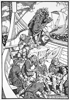 Travelling Prints: Harald Fairhair, King of Norway, 9th or 10th century (1913)