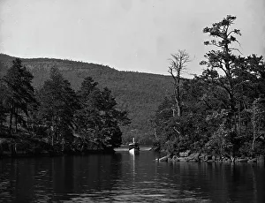 Transparency Prints: Among the Harbor Islands, Lake George, N.Y. c1904. Creator: Unknown